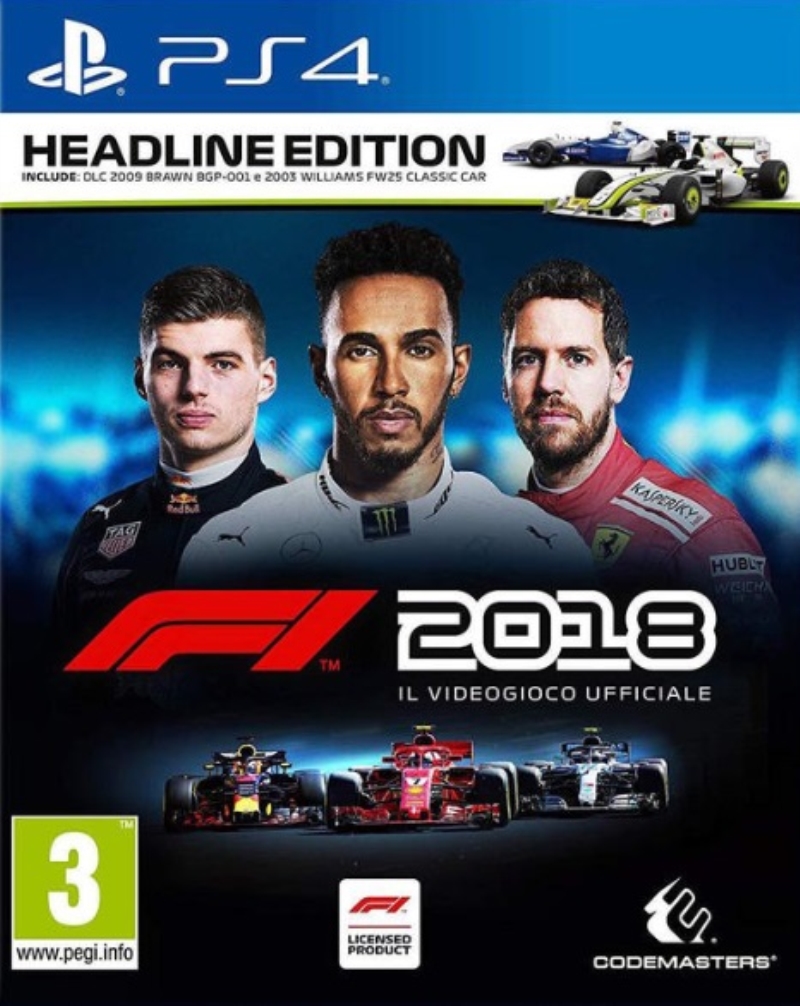 TECNOSHOP F1 2018 per Sony PS4